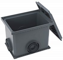 Колодец смотровой для двустенных труб DKC Octopus 335х240х255мм черный картинка